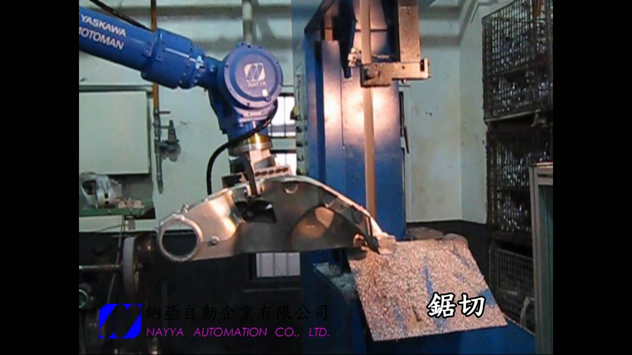 重力鑄造鋸切拋光研磨自動化(Casting Sawing and Grinding Automation)