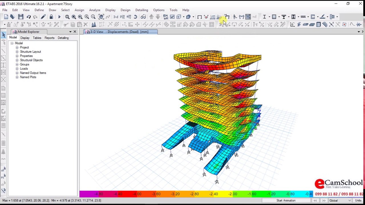 How to learn etabs 2016 Lesson 41