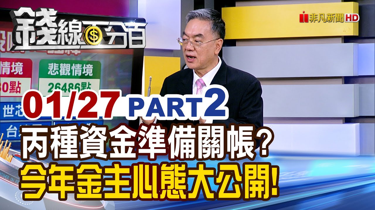 《丙種資金準備關帳? 今年金主心態大公開!》【錢線百分百】20260127-2│非凡財經新聞│