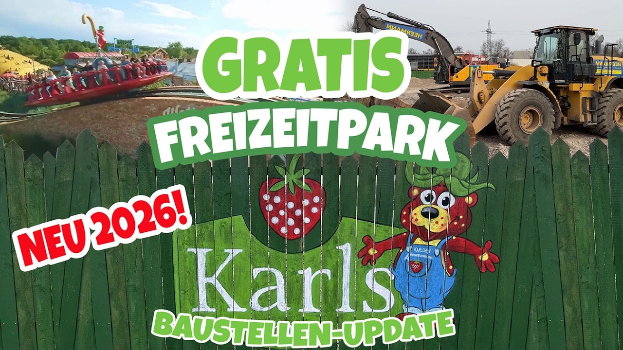 NEUER GRATIS FREIZEITPARK | Karls Erlebnis-Dorf Oberhausen: Baustellen Update