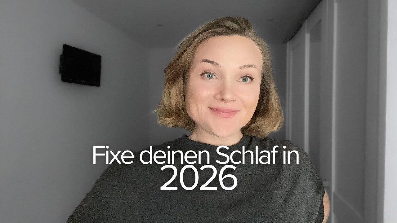 Fixe deinen Schlaf in 2026 I Wenn ich nur eine einzige Sache verändern würde, dann wäre es das!