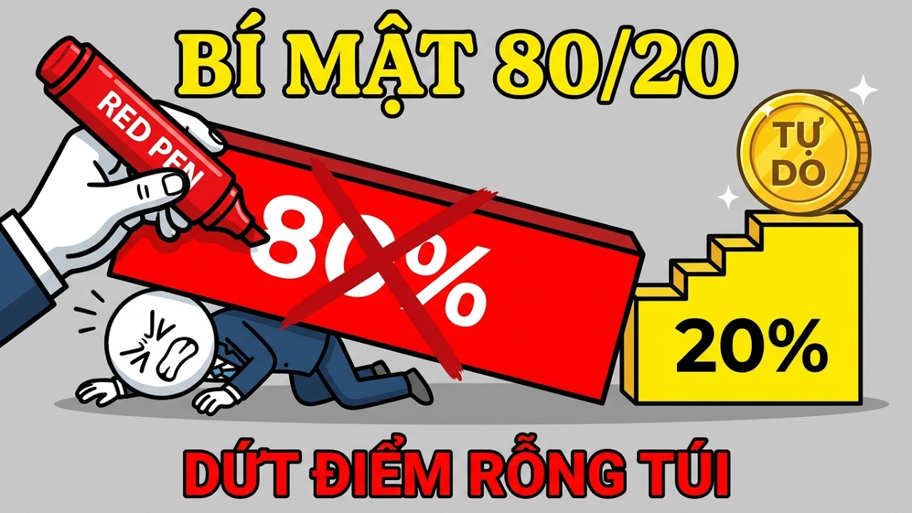 Quy Luật 80/20: Tại Sao Bạn Kiếm Tiền Giỏi Nhưng Vẫn 'Rỗng Túi' Cuối Tháng?