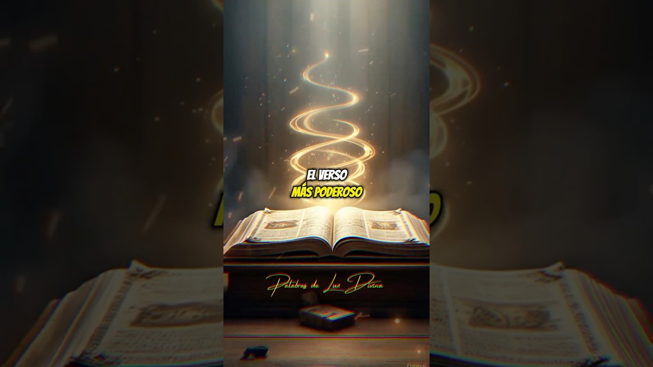 Este es el verso m&aacute;s poderoso de la Biblia