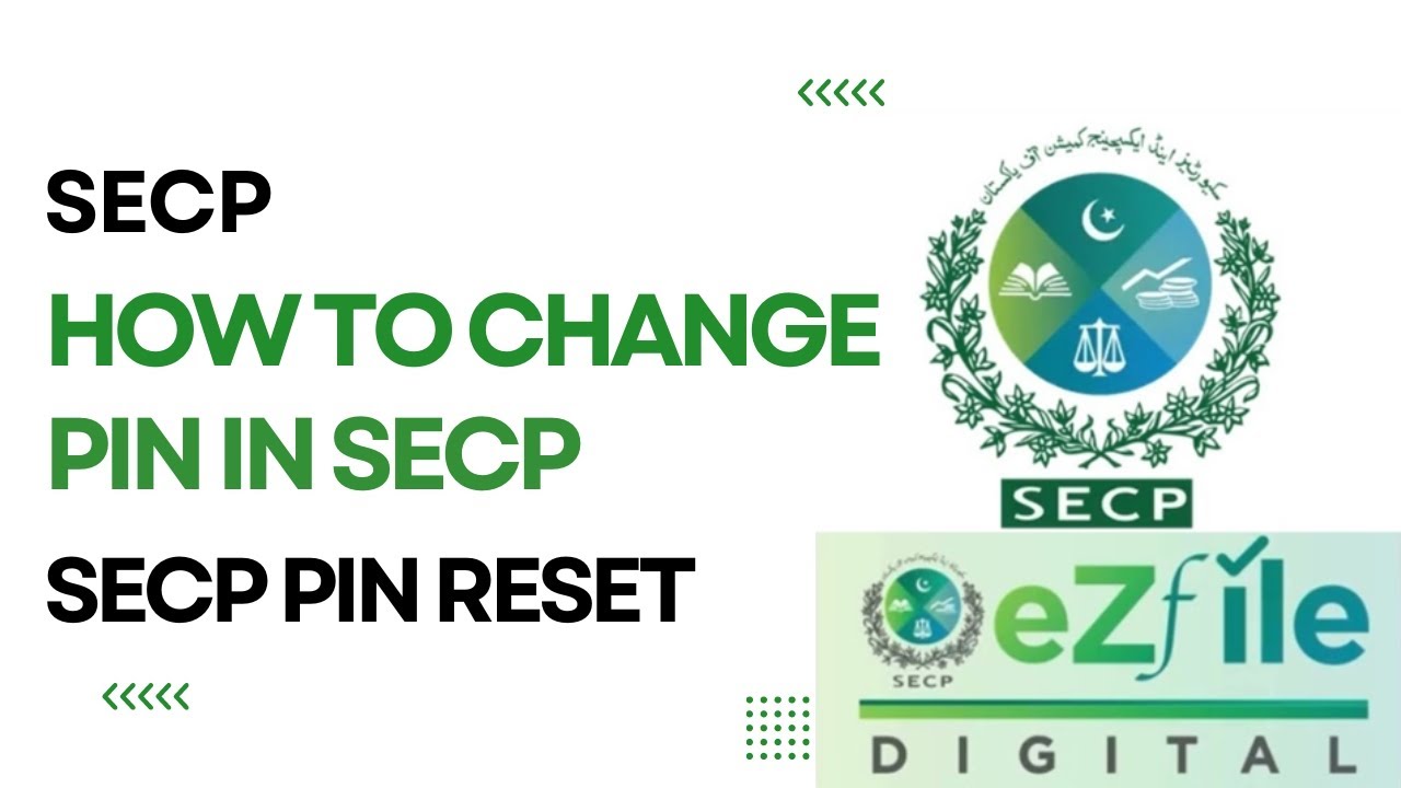 How to Change Pin in SECP eZfile | How to Reset Pin in SECP eZfile | Update Mobile Number in SECP