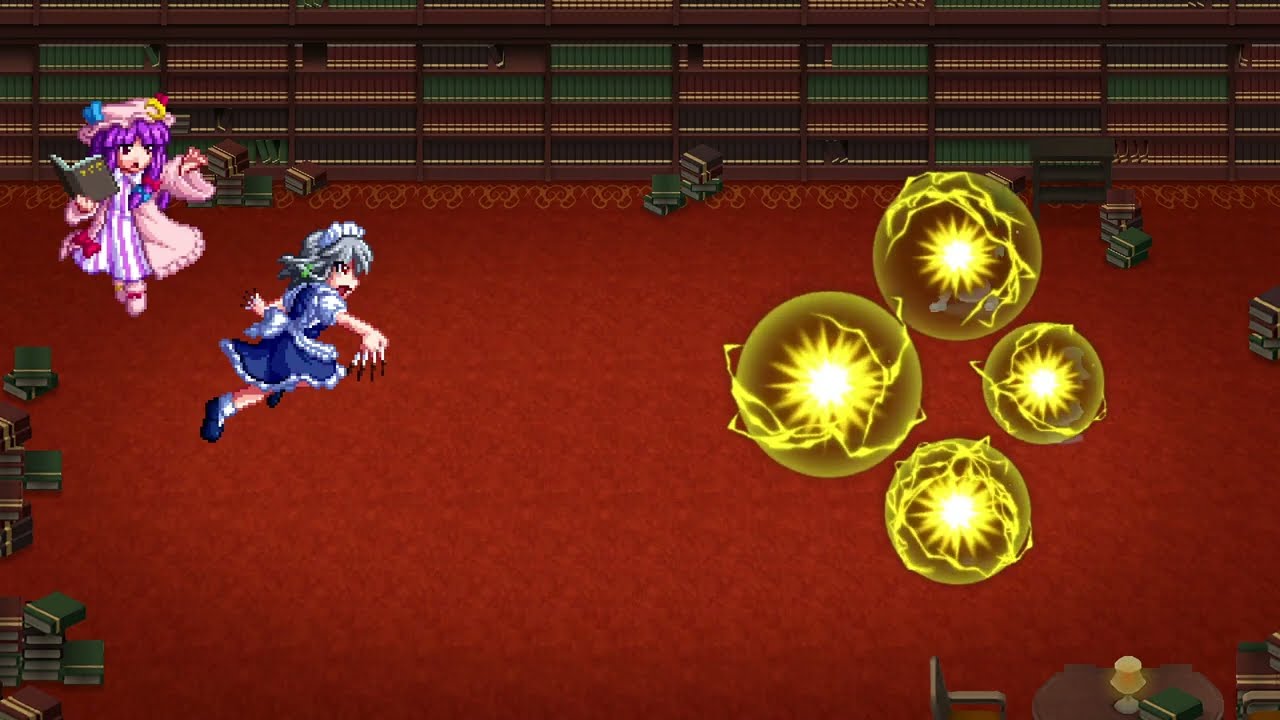Boss 1: Sakuya + Patchouli - Touhou Souzinengi V -The Genius of Sappheiros-