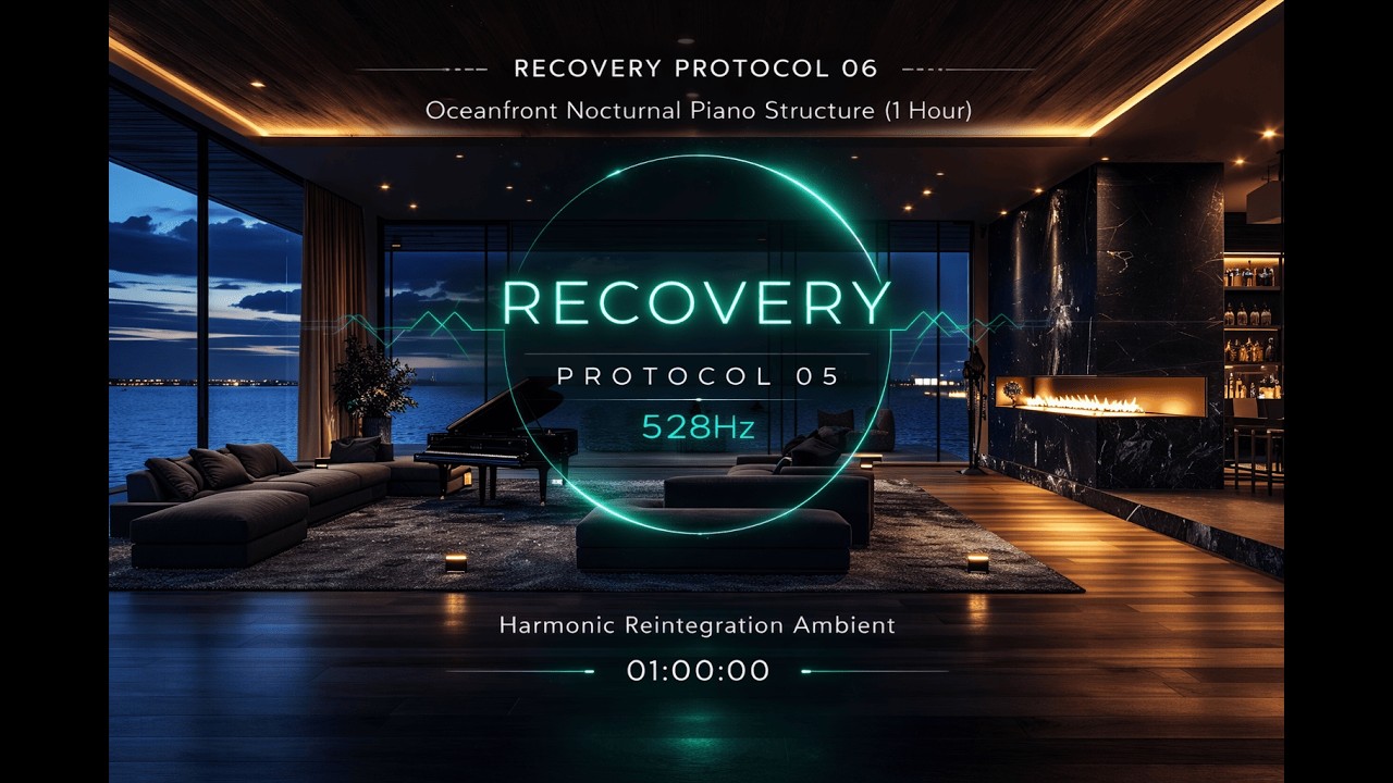 RECOVERY PROTOCOL 06 | Oceanfront Nocturnal Piano Structure (1 Hour)