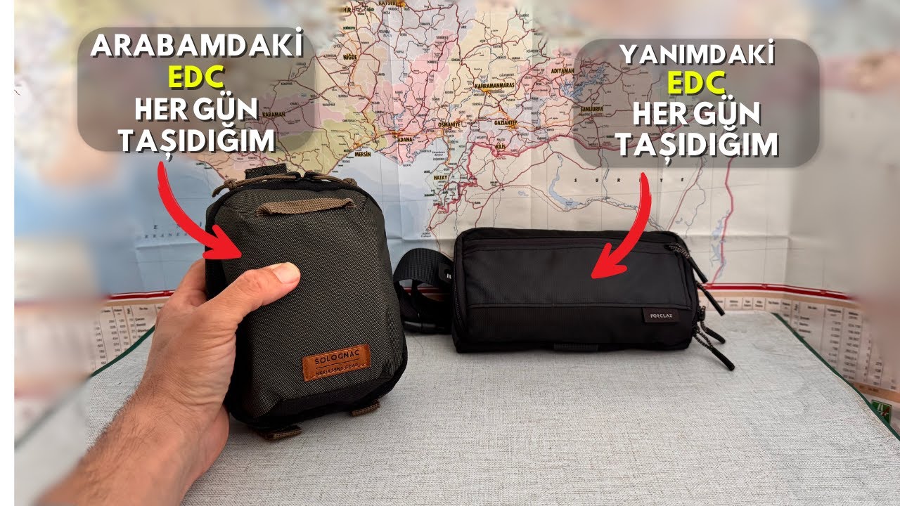 Her Gün Taşıdığım EDC Çantalarım - İlk Siz Göreceksiniz!