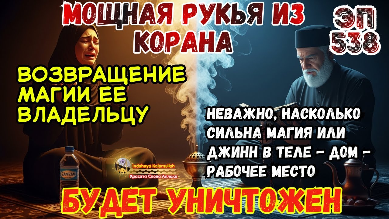 Мощная Рукъя Кораном | Разрушение колдовства и изгнание джиннов | Эпизод 538