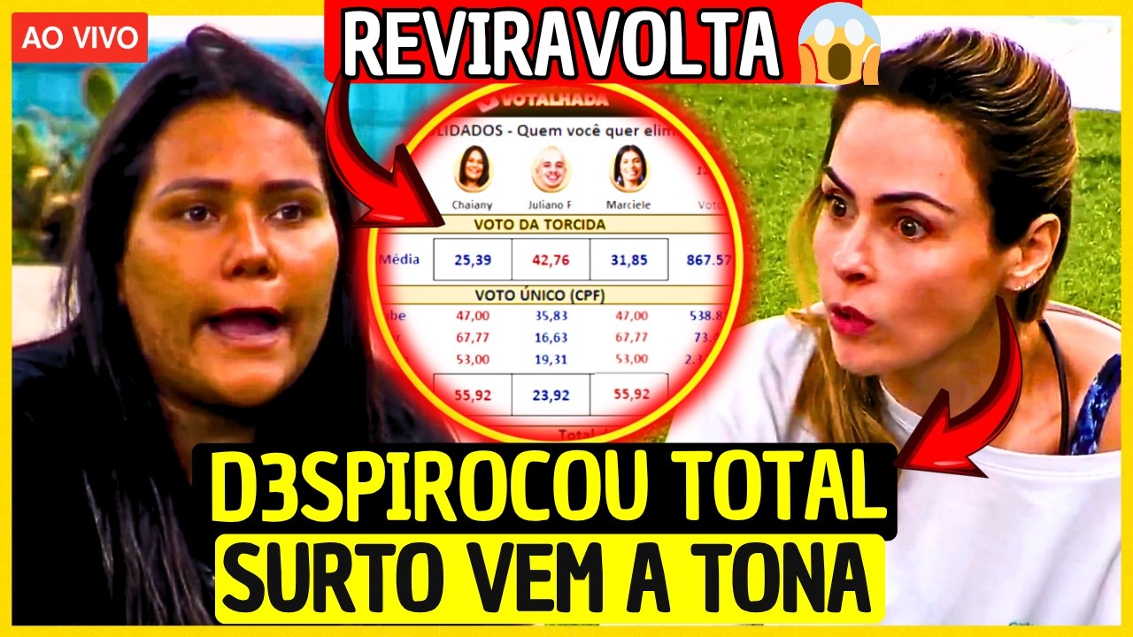 🔴 EITA; ANA PAULA SURTA E SANIDADE PIORA MAIS: CHAYANE DESESPERADA; ENQUETES E MUTIR&Otilde;ES BBB26