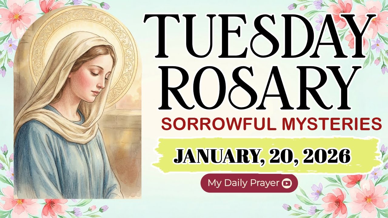 ROSARY TUESDAY: SORROWFUL MYSTERIES 🔴JANUARY 20 2026🌹WRAPPED IN PEACE