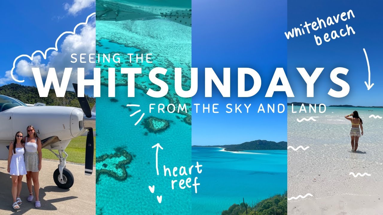 SEEING THE WHITSUNDAYS VLOG: BOAT TRIP & SCENIC FLIGHT || backpacking australia🎒🌏✈️