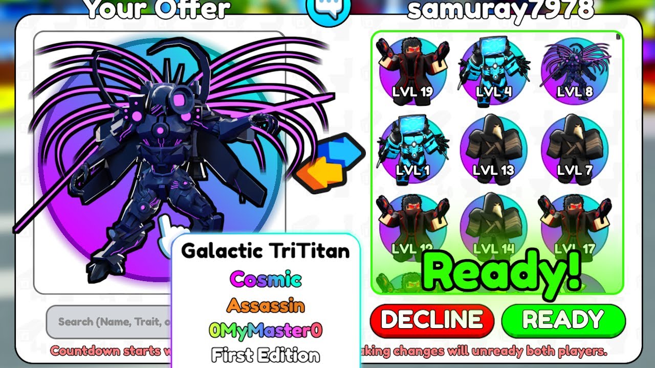 🤯 ТРЕЙД НОВОГО КОСМИКА НА ЭТОТ ВЕСЬ ИНВЕНТАРЬ... Skibidi Tower Defense!