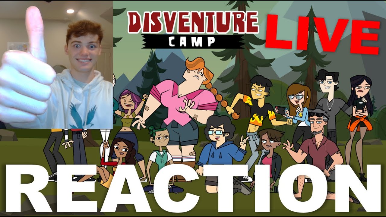 DerpyDoofus REACTS To Disventure Camp Season 2 Episodes 2-7 LIVE
