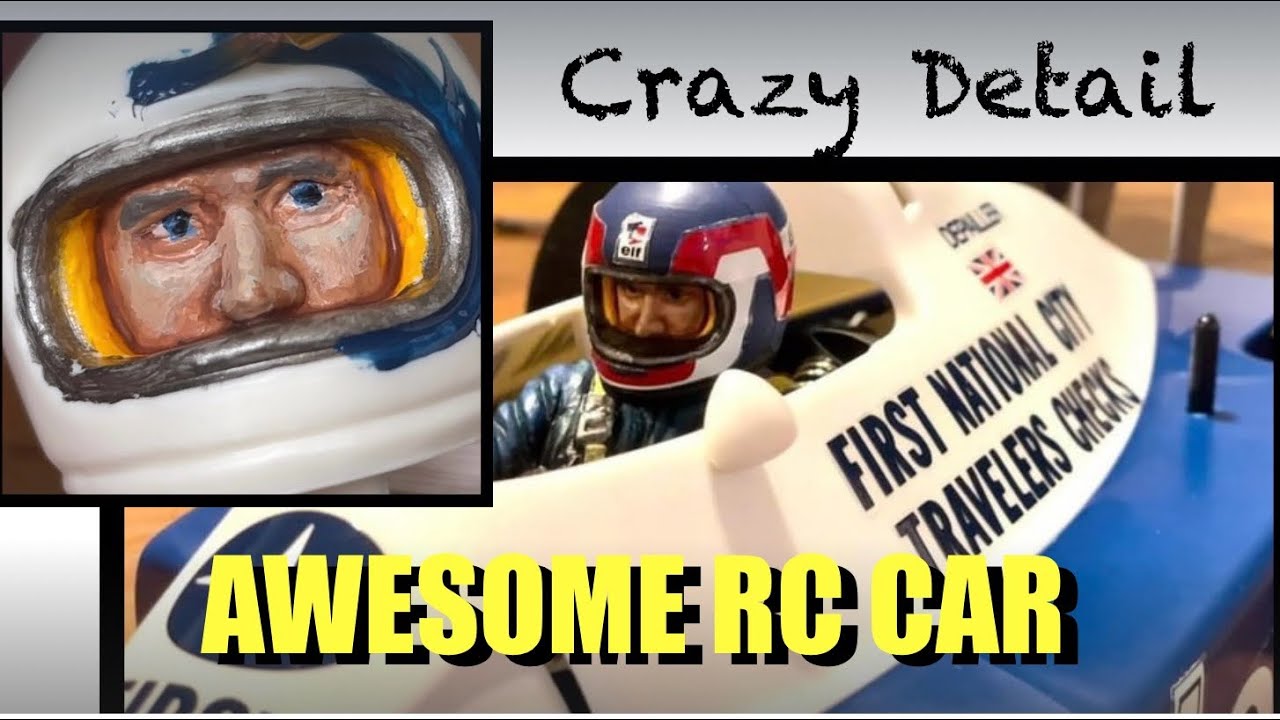 How to paint a Tamiya driver - Tamiya F103 six wheeler Tyrrell P34 pt2