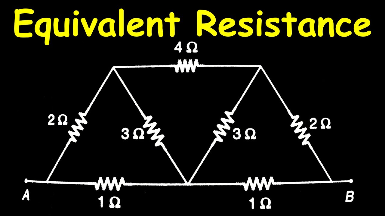 Equivalent Resistance of a Complex Circuit with Series and Parallel Resistors