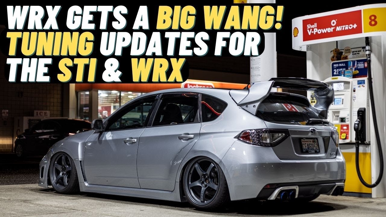 The WRX Hatch Gets a Big Wing + Dyno Day Updates for STI & WRX