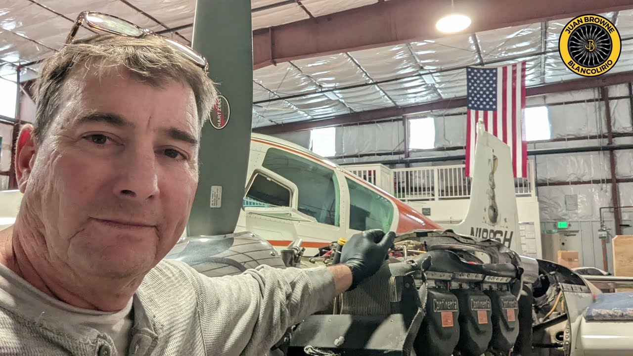 1959 Cessna 310C Annual Inspection- Part I Compression Check.