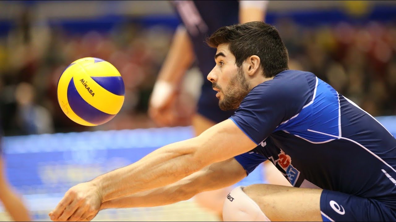 Underhand pass[dig pass] in volleyball.Dev Patel