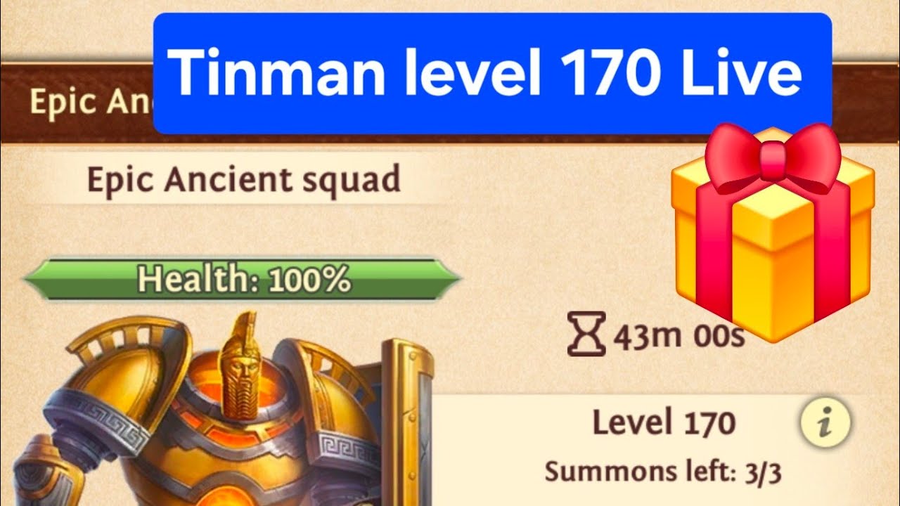 Total Battle - Tinman level 170 live summon