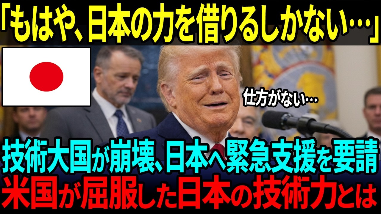 【海外の反応】「我々が日本の技術に完全敗北だと…」2年かけても失敗し続けたアメリカに対し、日本が成し遂げた48時間の奇跡とは？