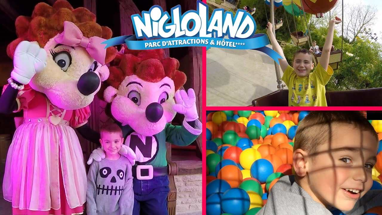 VLOG - Journée fun à Nigloland + manèges en famille - Parc d'attractions