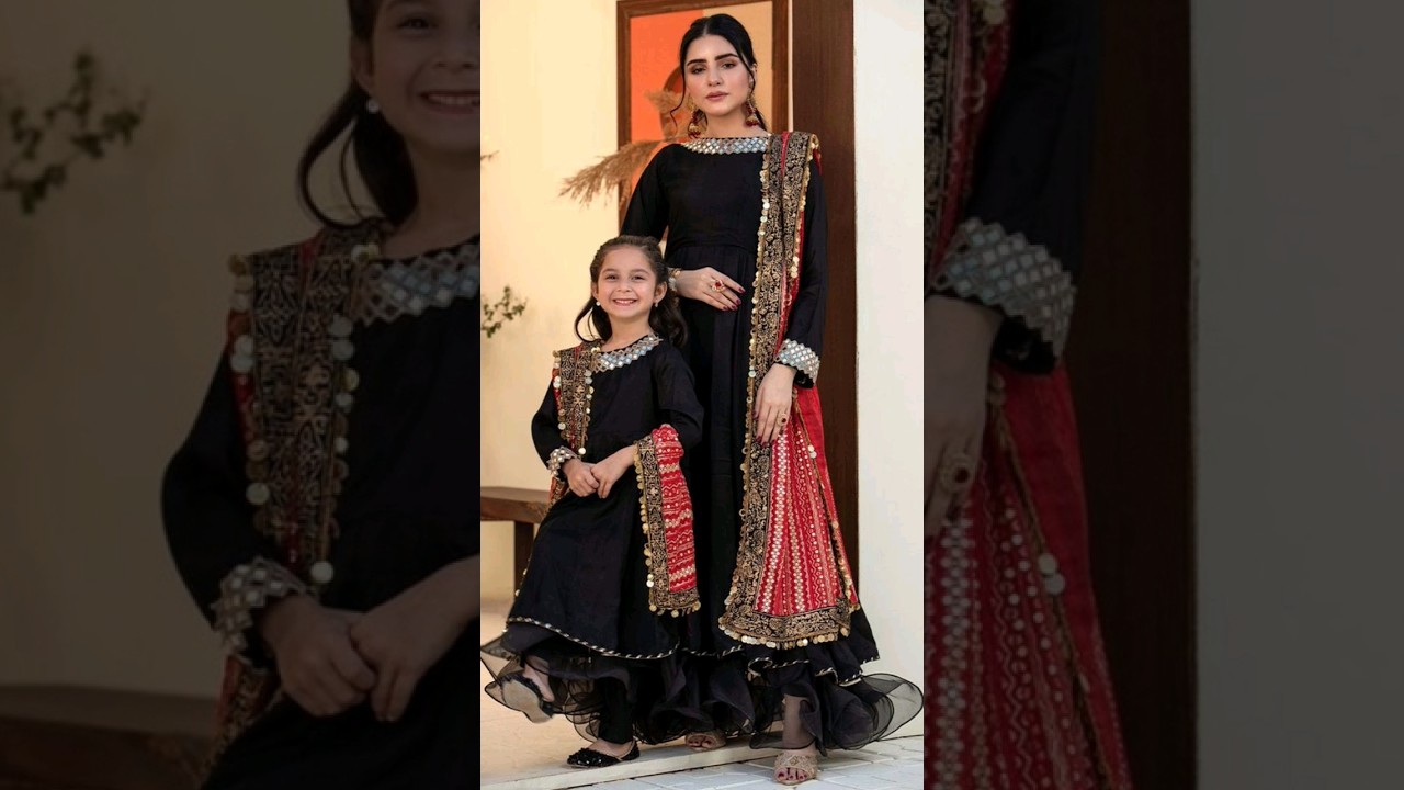 Mother and Daughter matching dresses Latest Designs || Maa Or Beti Matching Suits