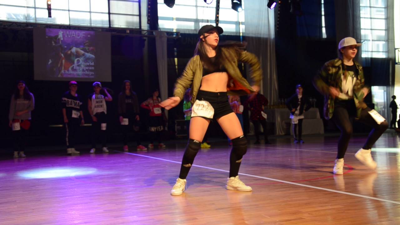 hip hop solo 12-15 lat Mistrzostwa Europy WADF 2016 Zosia MDS miejsce I