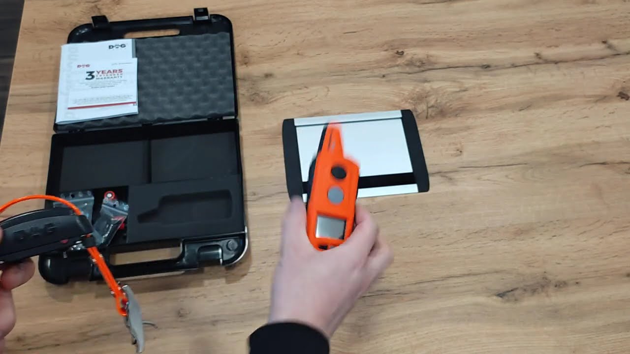 Dogtrace D-control Professional 1000 orange elektromos nyakörv bemutató (benoshop.hu)