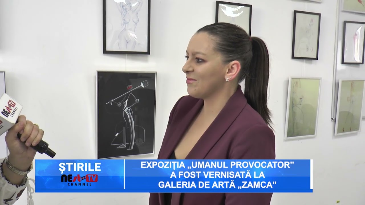 Expoziția „Umanul provocator” a fost vernisată la Galeria de artă „Zamca”