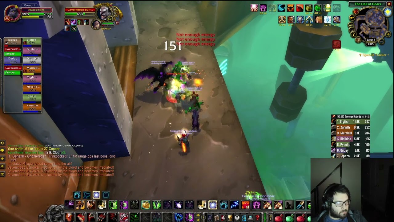 WoW season of discovery Gnomeregan new raid: Feral Cat Druid PoV