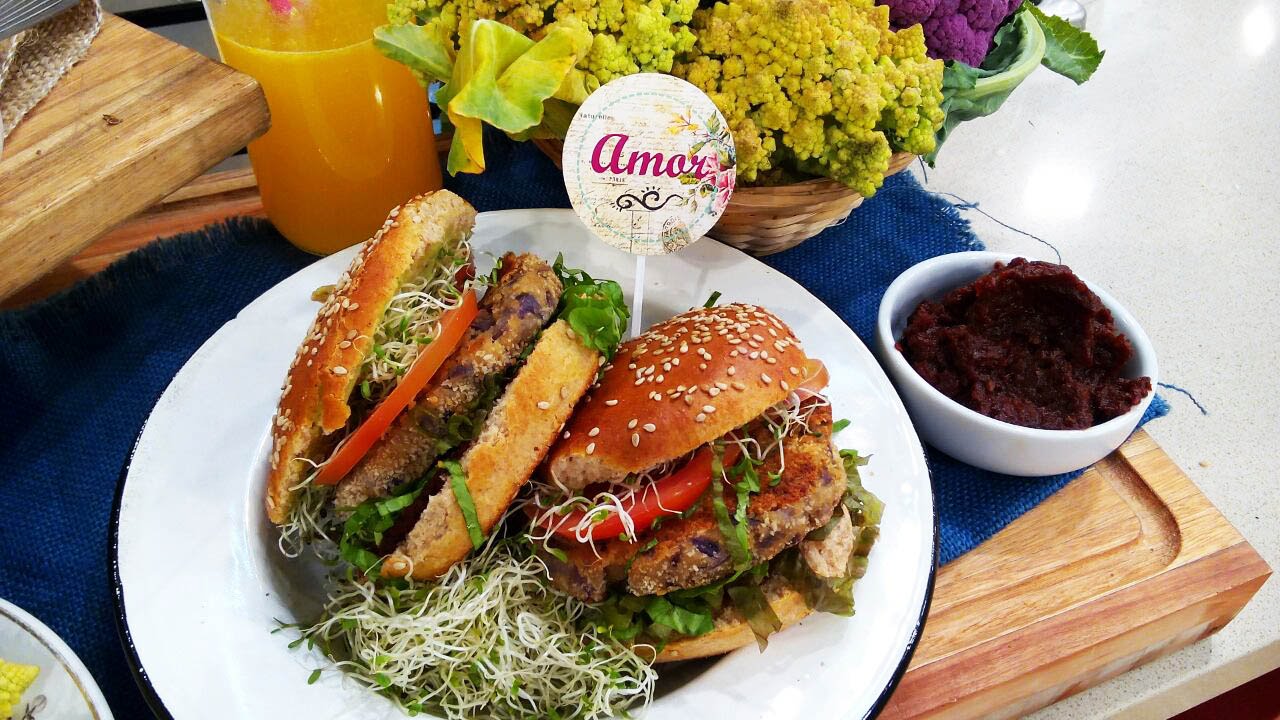 Show de hamburguesas saludables