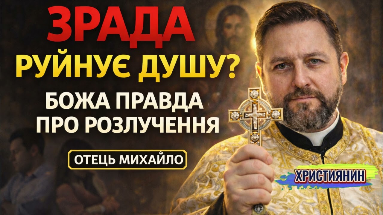 ЗРАДА РУЙНУЄ ДУШУ?БОЖА ПРАВДА ПРО РОЗЛУЧЕННЯ - ОТЕЦЬ МИХАЙЛО.