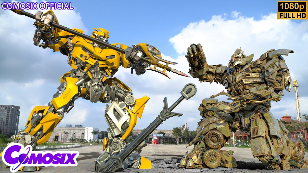 Bumblebee vs Megatron Big Battle - Megatron Is Destroyed | Transformers The Last Knight [HD]