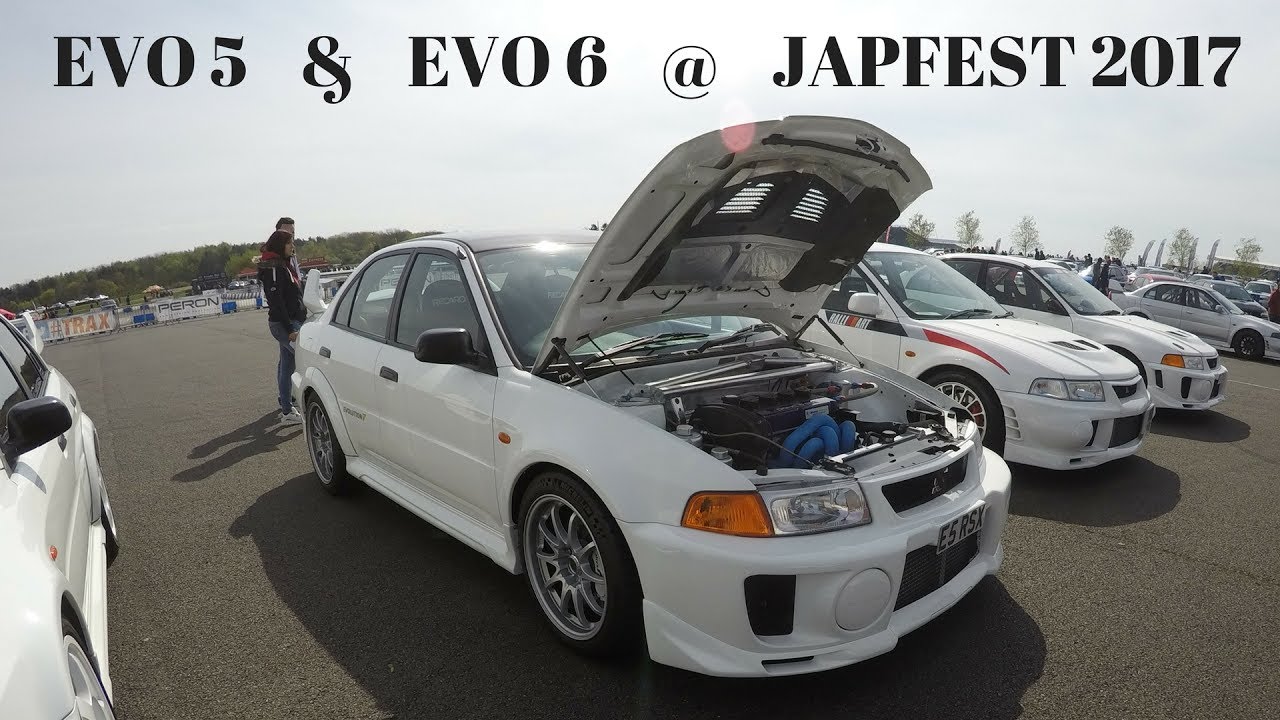 Mitsubishi Lancer Evolution 5 and 6 @ Japfest 2017