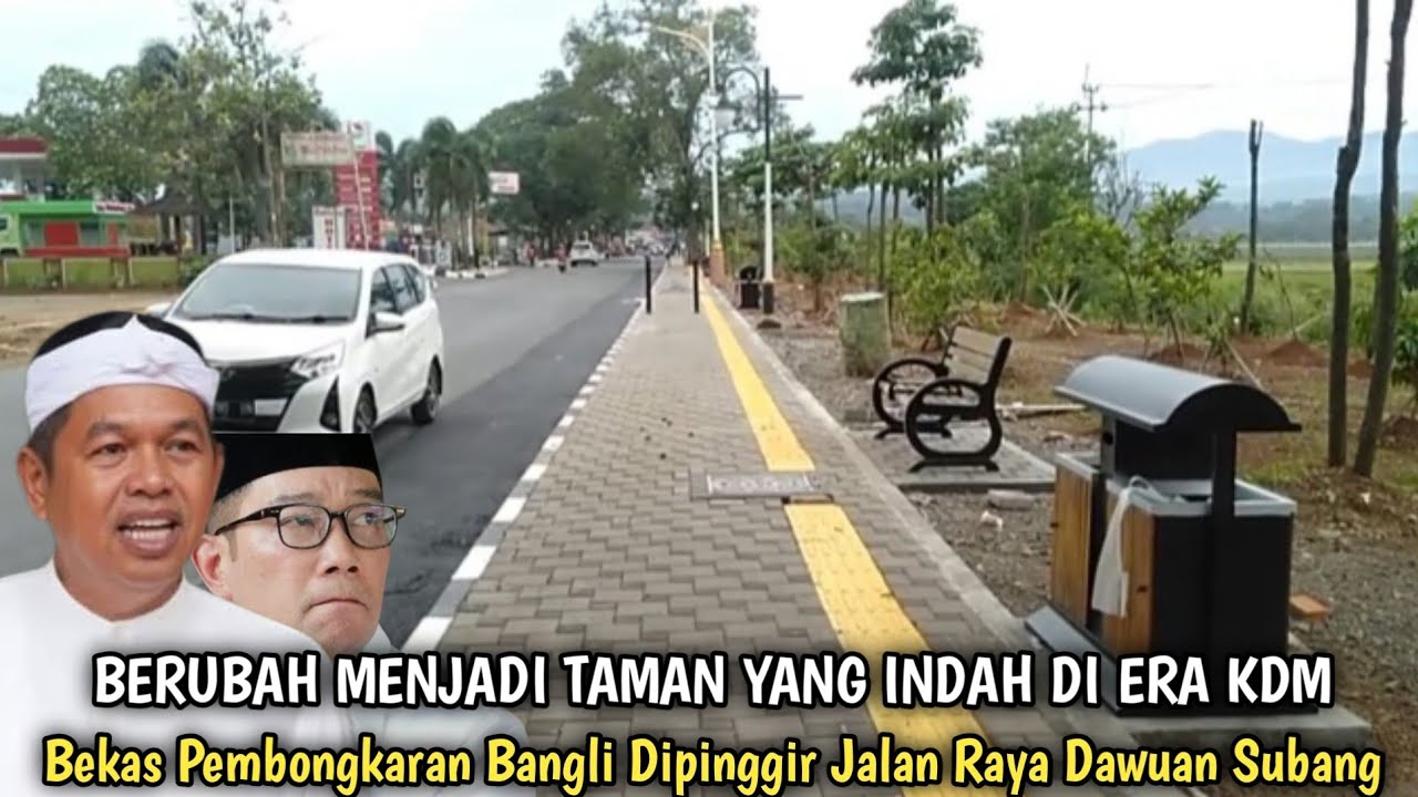 Bekas Pembongkaran Bangli Sekarang Berubah Menjadi Taman Yang Indah Di Era KDM
