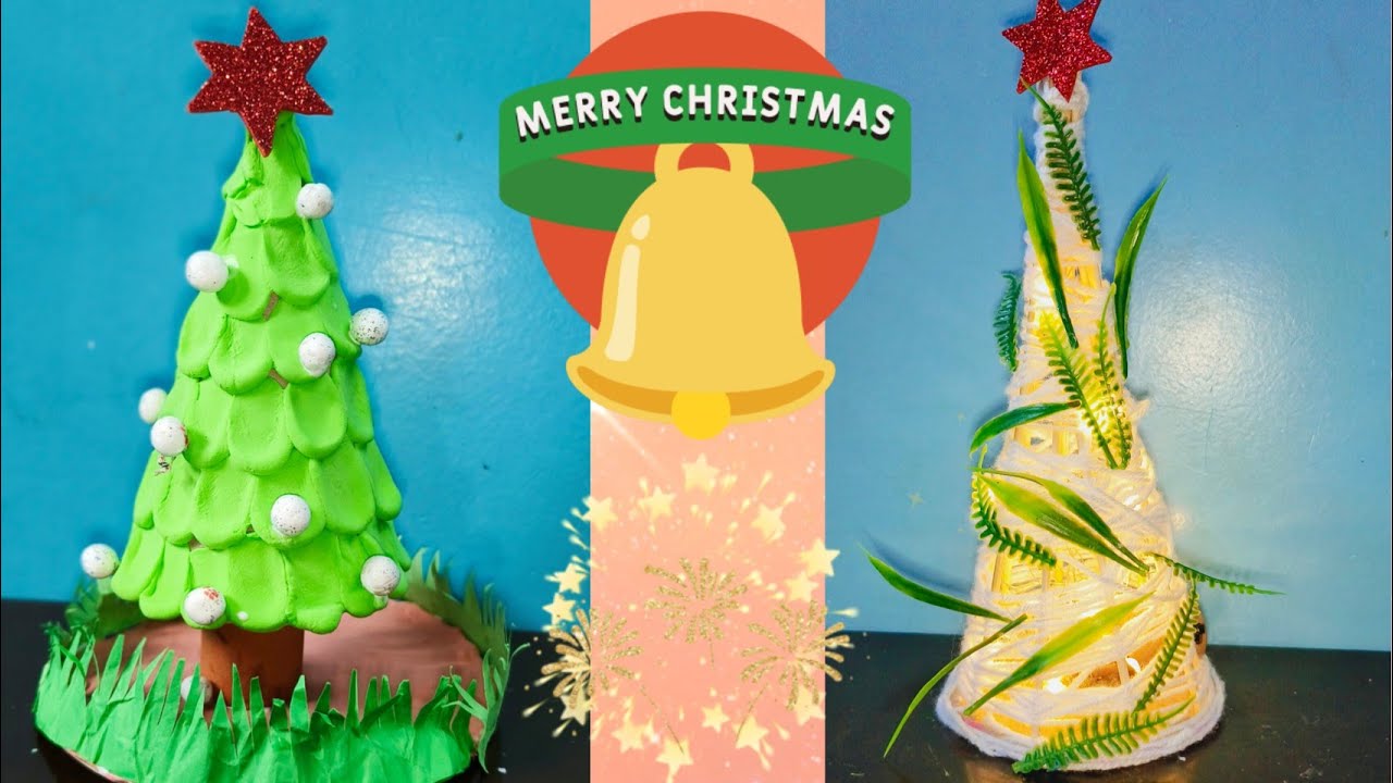 Christmas tree making ideas at home | Diy Christmas tree | christmas tree decoration ideas 