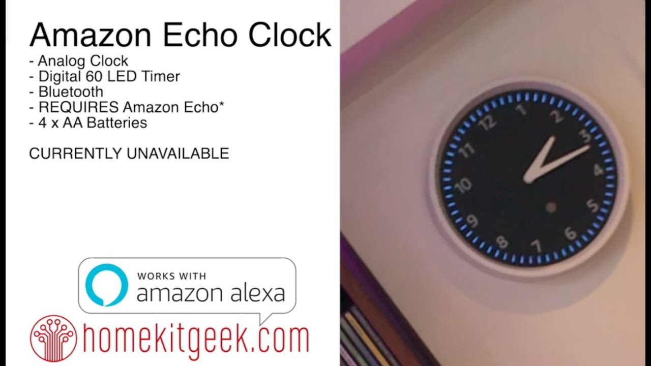 Amazon Echo Clock is more useful that I expected!