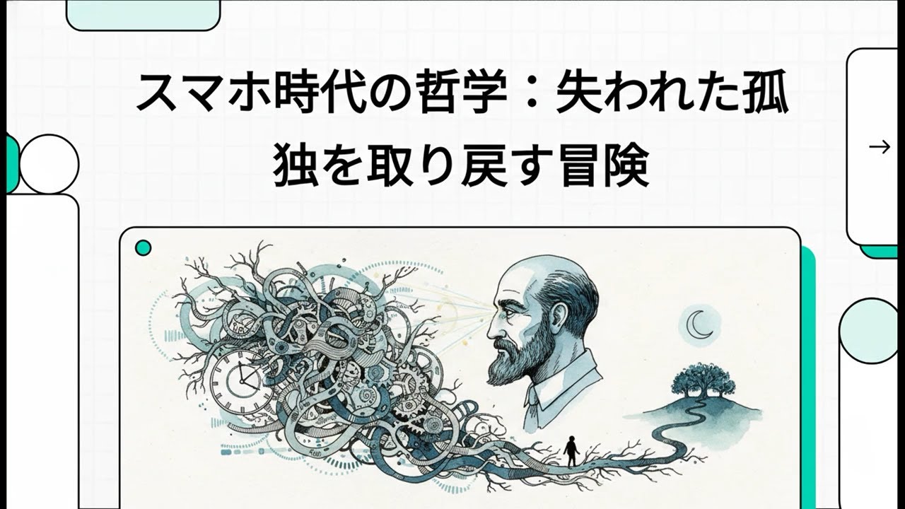 スマホ時代の哲学：失われた孤独を取り戻す冒険