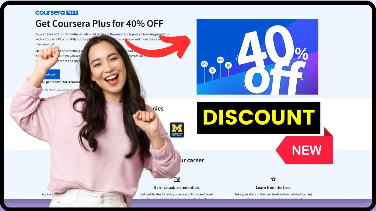Get Coursera Coupon Code 2025 | Latest Coursera Plus Discount