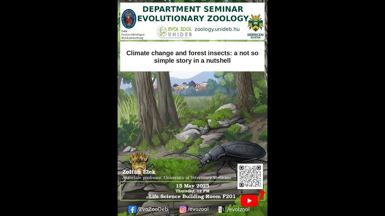 Climate change of forest insects: a not so simple story in nutshell