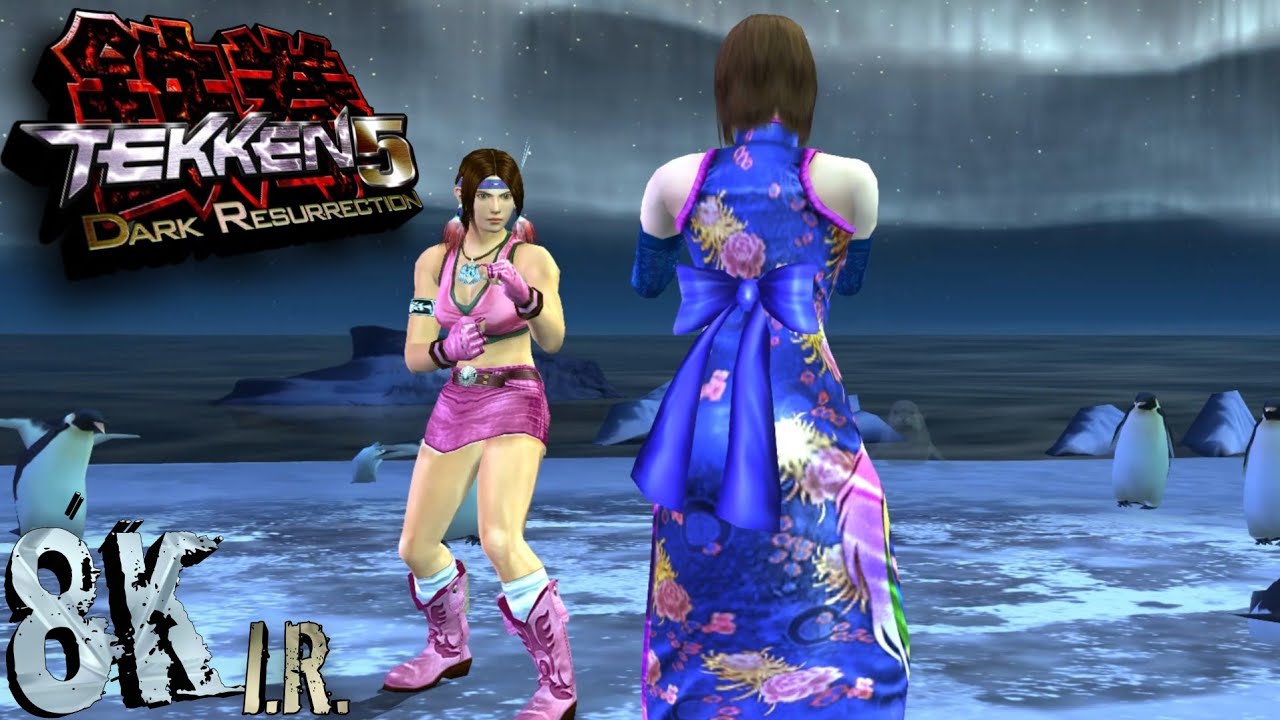 Tekken 5 Dark Resurrection | Julia | Ghost Battle | ps3 [Rpcs3] 8k I.R. Геймплей.