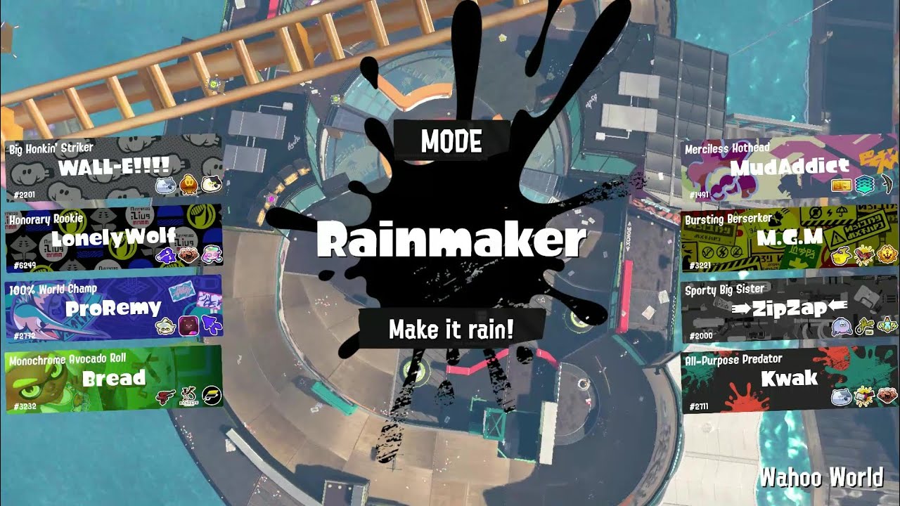 Splatoon 3 Gameplay 121 Rainmaker Anarchy Battle On Wahoo World Map
