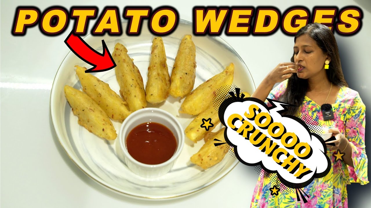 Potato wedges/Recipes using potato/Quick evening snack/Innaiku enna samayal