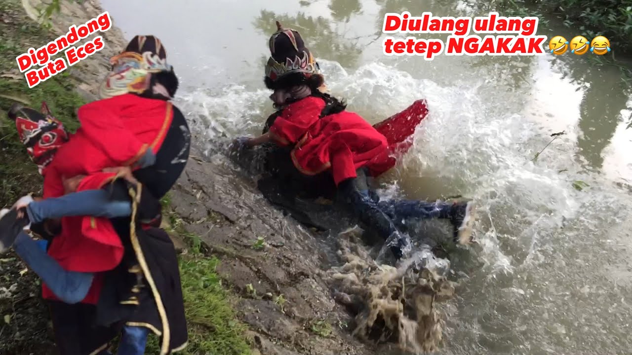 GEGER…❗️Buta Kecebur | Nyesel Gak Nonton | Reog Samsi Trio Putra Show Telukagung blok Sindupraja
