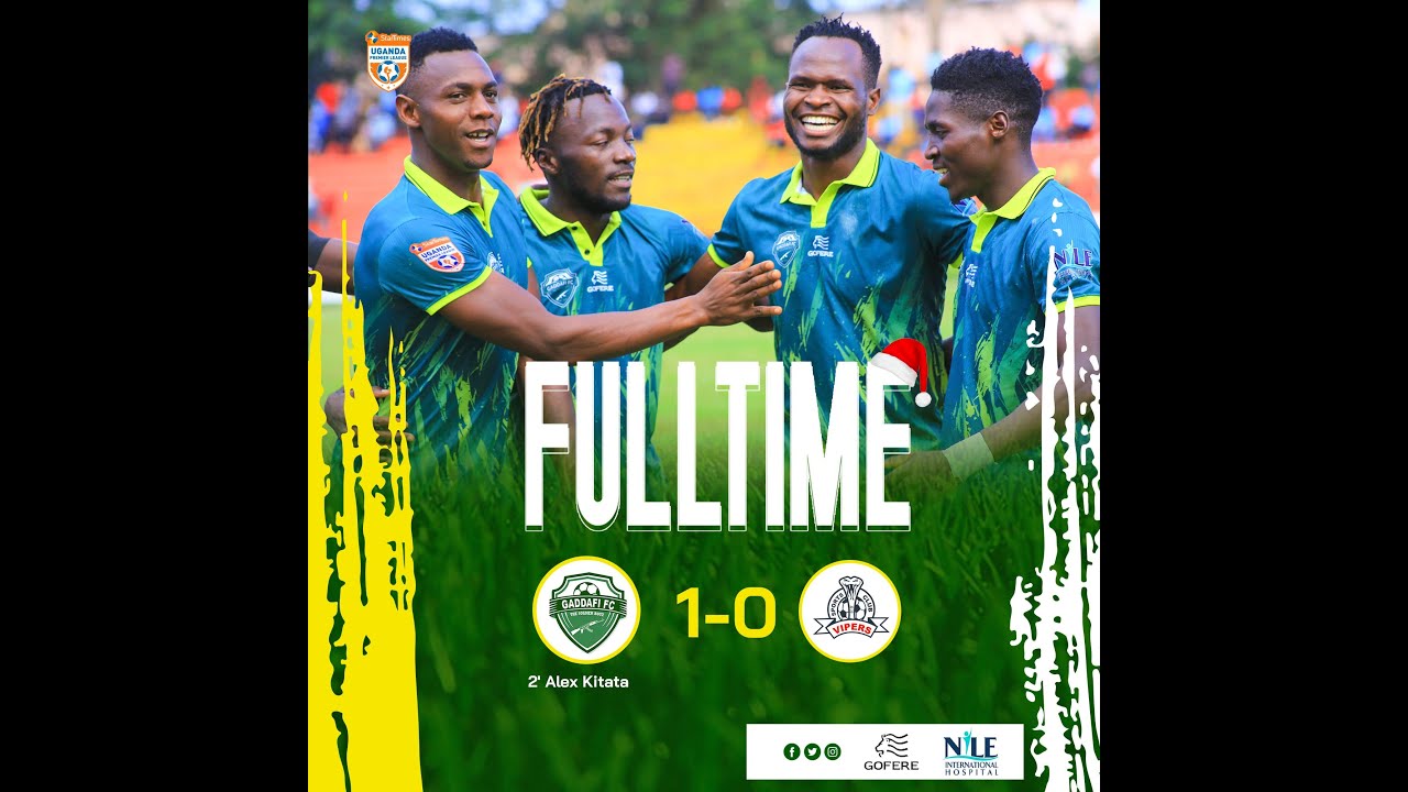 Gaddafi FC vs Vipers SC 1-0 - Extеndеd Hіghlіghts - Uganda Premier Legaue (Kitata Alex GOAL)