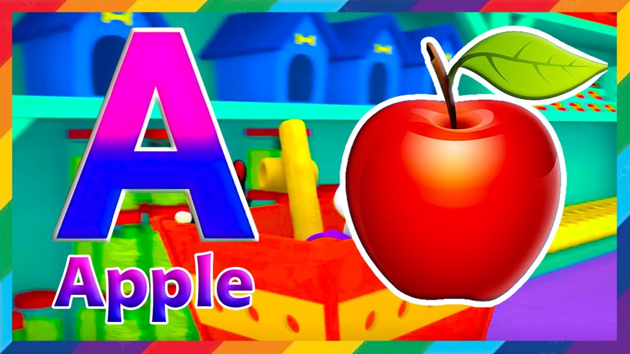 Phonics Song 2 with TWO Words in 3D - ABC Alphabet Songs A For Apple & Music Sounds For Kids 1399