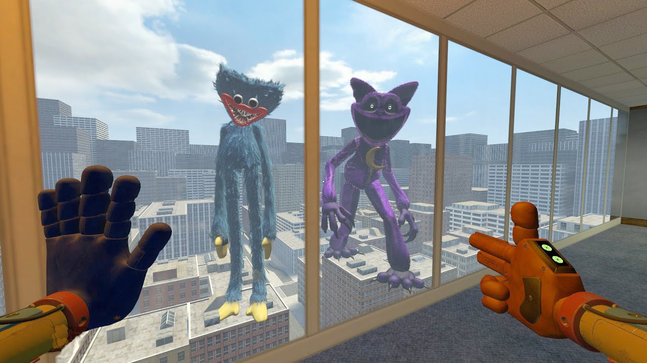 HUGGY WUGGY & CATNAP FROM POPPY PLAYTIME IS TRYING TO TAKE OVER THE CITY! GARRY'S MOD