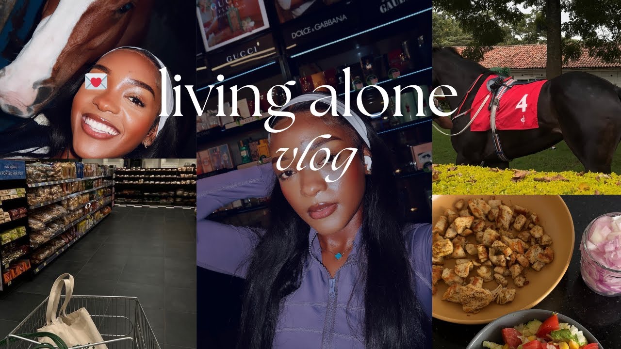 Living alone diaries🎬: Navigating my 20s in Nairobi in a week, shopping, cooking, Jockey Sundays