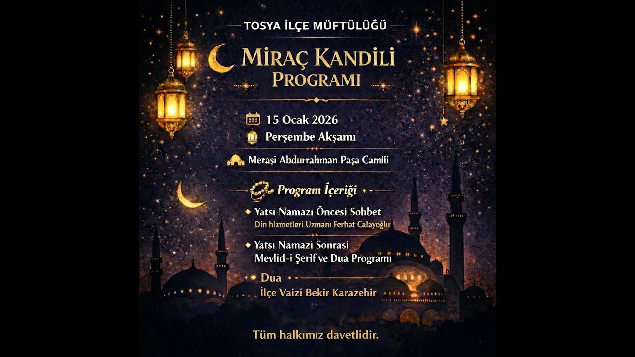 Miraç Kandili - Velâdet Bahri - Ara Dua #miraç #mirackandili #mirackandili #mevlid #mevlidinebi #dua
