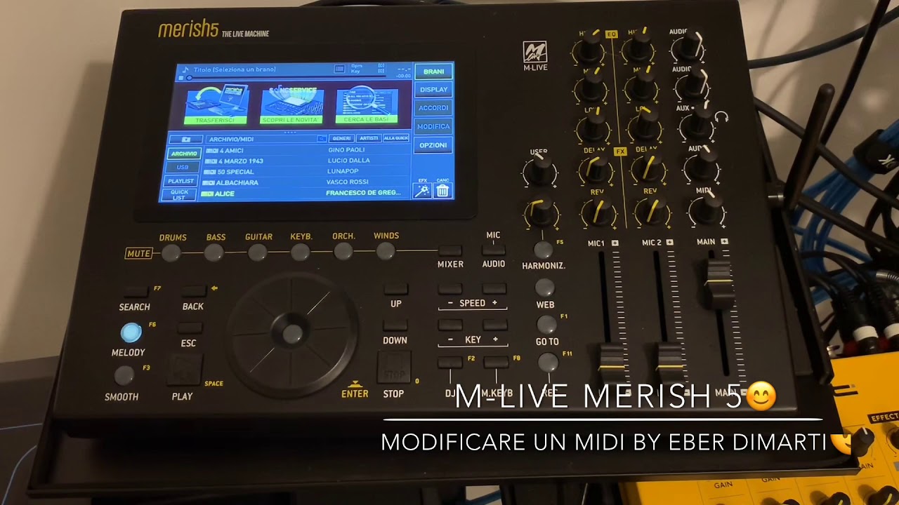 M-live Merish 5...modificare un midi by Eber Dimarti
